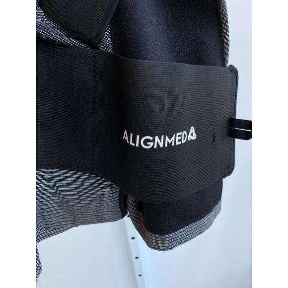 Alignmed Unisex sz 2XL Spinal Q Posture Back Support Vest Shirt Black Tank EUC! - Picture 2 of 7